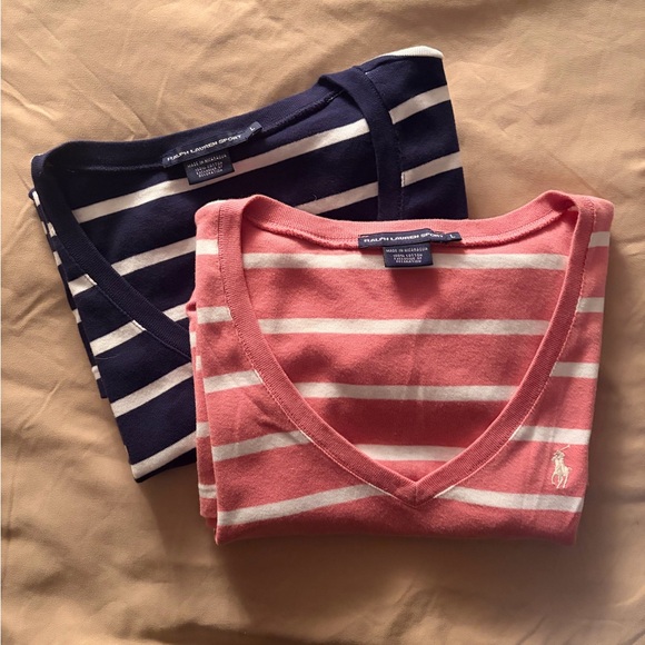 Ralph Lauren Tops - Ralph Lauren Stripe T Shirt Bundle